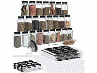 Rosenstein & Söhne Gewürzglas für Küche, Gewürzgläser für Kräuter