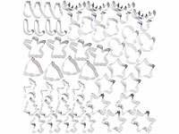 Rosenstein & Söhne Plätzchenausstechformen, Ausstechformen Edelstahl; Dessertringe Dessertringe Dessertringe