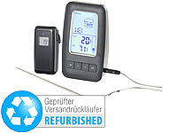 Rosenstein & Söhne Digitales Brat & Grill-Thermometer, Versandrückläufer; Dutch Ovens, Grillthermometer mit Bluetooth und Apps 