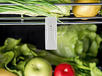 Thermometre Refrigerateur sans Fil, Thermomètre de Frigo Congelateur  Thermomètre Numérique pour Réfrigérateur avec 2 Capteurs et Alarme  Acoustique