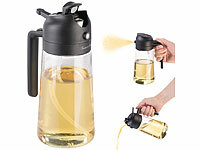 Rosenstein & Söhne Öl-Sprühspender, Ölsprayflaschen, Ölspenderflaschen; Manuelle Salz-, Pfeffer-Mühle Manuelle Salz-, Pfeffer-Mühle Manuelle Salz-, Pfeffer-Mühle