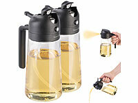 Rosenstein & Söhne Olivenölsprüher, Ölsprayflasche, Ölspenderflasche; Manuelle Salz-, Pfeffer-Mühle Manuelle Salz-, Pfeffer-Mühle Manuelle Salz-, Pfeffer-Mühle