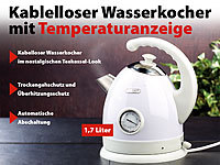 ; Wasserkocher mit Temperaturwahl 