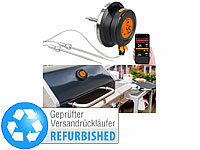 Rosenstein & Söhne smartes Grillthermometer, Grill-Thermometer Deckel; Raclette-Grills & Heiße Steine Raclette-Grills & Heiße Steine Raclette-Grills & Heiße Steine