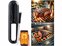 Rosenstein & Söhne BBQ-Thermometer, BBQ Thermometer digital; Grillthermometer mit Bluetooth und Apps Grillthermometer mit Bluetooth und Apps Grillthermometer mit Bluetooth und Apps 