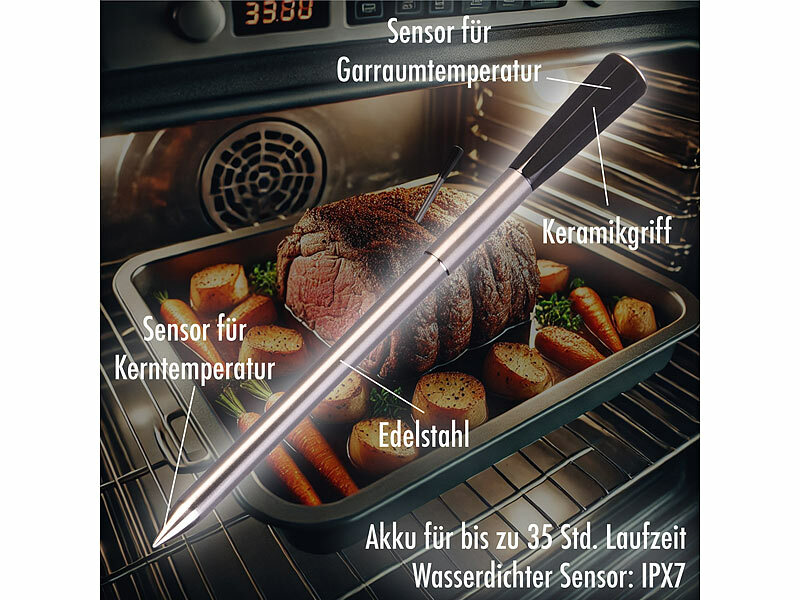 ; Grillthermometer mit Bluetooth und Apps Grillthermometer mit Bluetooth und Apps Grillthermometer mit Bluetooth und Apps Grillthermometer mit Bluetooth und Apps 