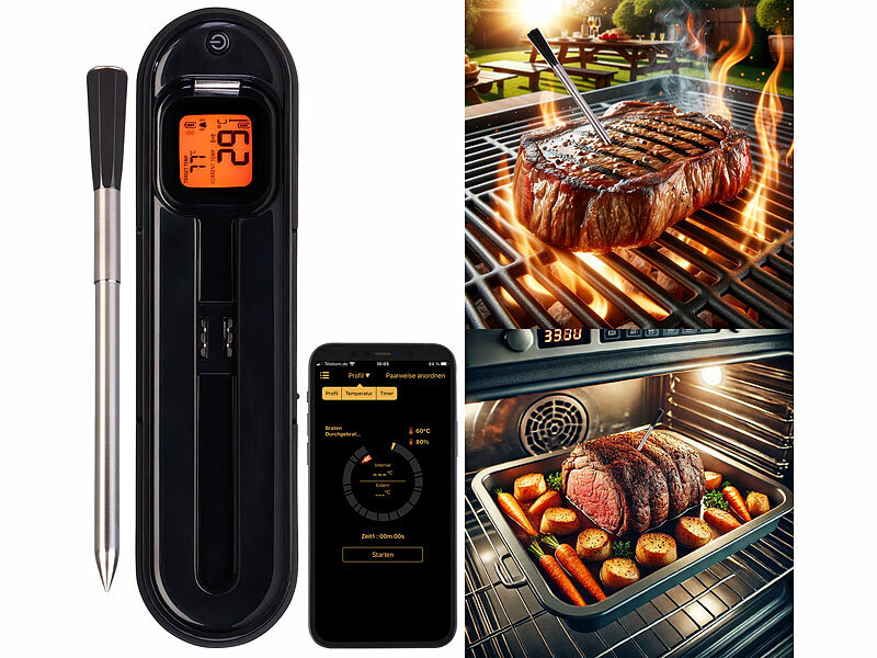 ; Grillthermometer mit Bluetooth und Apps Grillthermometer mit Bluetooth und Apps Grillthermometer mit Bluetooth und Apps Grillthermometer mit Bluetooth und Apps 