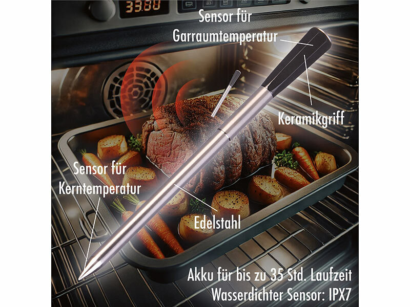 ; Grillthermometer mit Bluetooth und Apps Grillthermometer mit Bluetooth und Apps Grillthermometer mit Bluetooth und Apps 