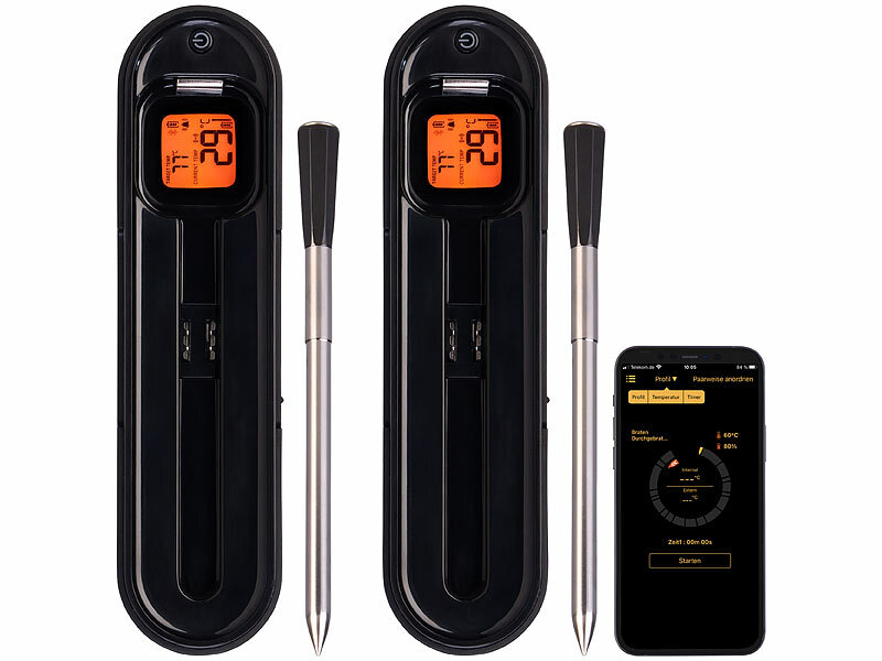 ; Grillthermometer mit Bluetooth und Apps Grillthermometer mit Bluetooth und Apps Grillthermometer mit Bluetooth und Apps 